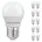 Mehrfachpackung 10x Noxion Lucent Classic LED E27 Kugel Matt 4.5W 470lm - 827 Extra Warmweiß | Ersatz Für 40W