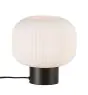 Nordlux Tischlampe Milford Glas Schwarz | Geeignet für 1x E27