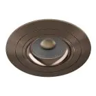Noxion Einbau Spot Logic MR16 Schwenkbar Glänzend Bronze | 92mm - Ausschnitt 80mm - IP20 - Inkl. GU10 Sockel