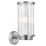 Nordlux Linton Applique Murale Brushed Aluminium | Convient pour 1x E27