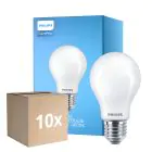 Lot 10x Philips Corepro LED Ampoule E27 Poire Dépolie 7W 806lm - 840 Blanc Froid - Équivalent 60W